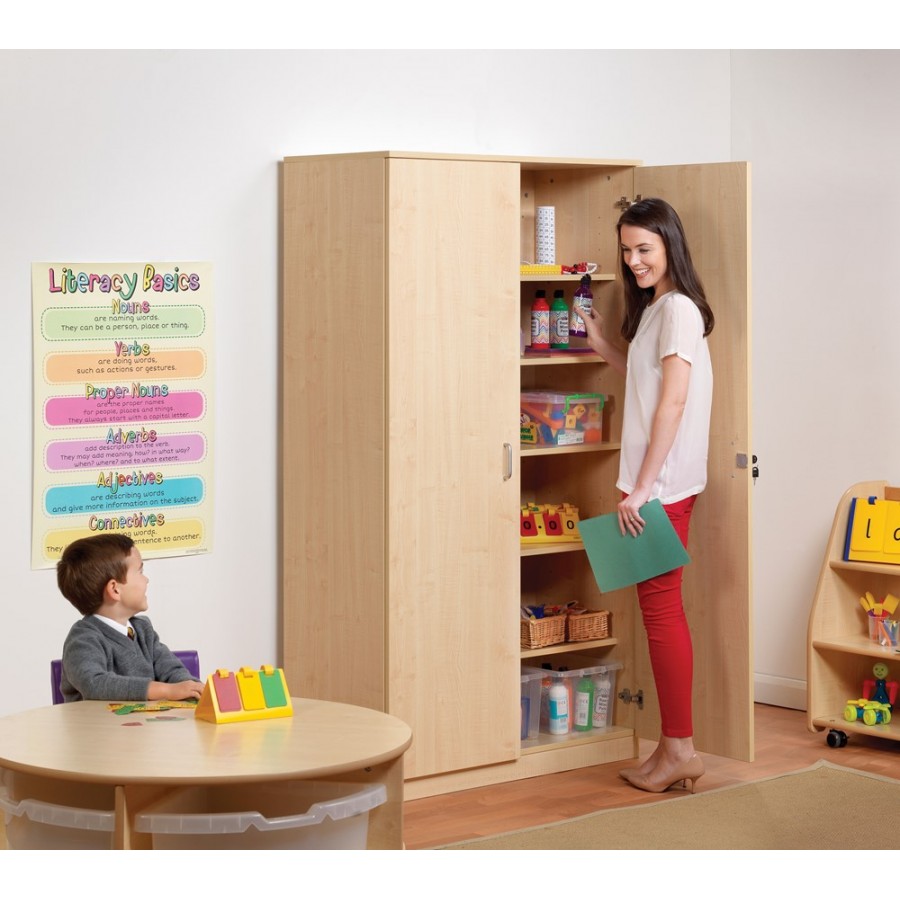 Lockable Tall Storage Cupboard